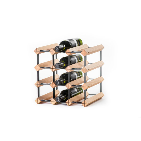 Raxxy K012, luxe metalen wijnrek voor 12 flessen wijn