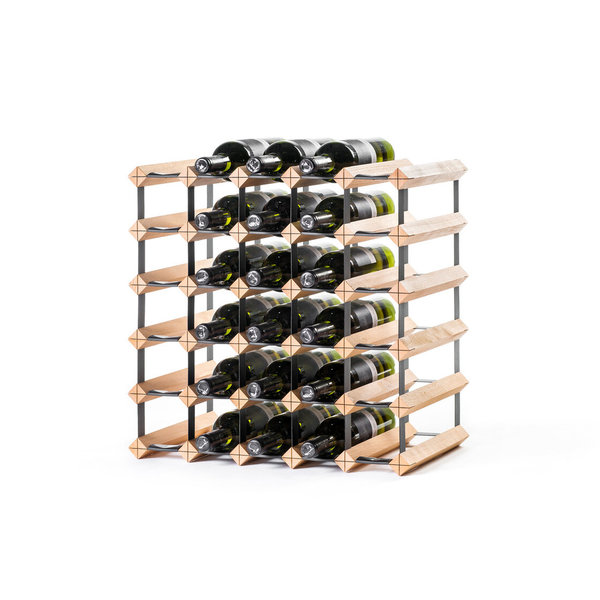 Raxxy K030, luxe metalen wijnrek voor 30 flessen wijn