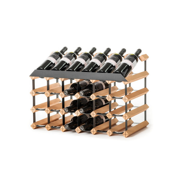 Raxxy S024, luxe metalen wijnrek voor 24 flessen wijn