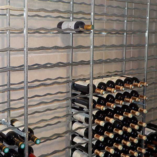 LES voordelig modulair metalen wijnrek.